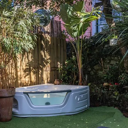 Unique Tiny Smart Home With Private Garden, Jacuzzi, Ps5, Cinema Projector - Sintra Wow Exterior photo